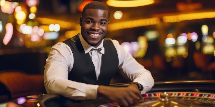 Meja blackjack dealer live di aplikasi cozebet dengan streaming HD